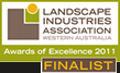 Landscape Industry Association WA Award of Excellence 2011 - Finalist