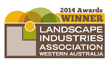 Landscape Industry Association WA Award of Excellence 2014 - Winner